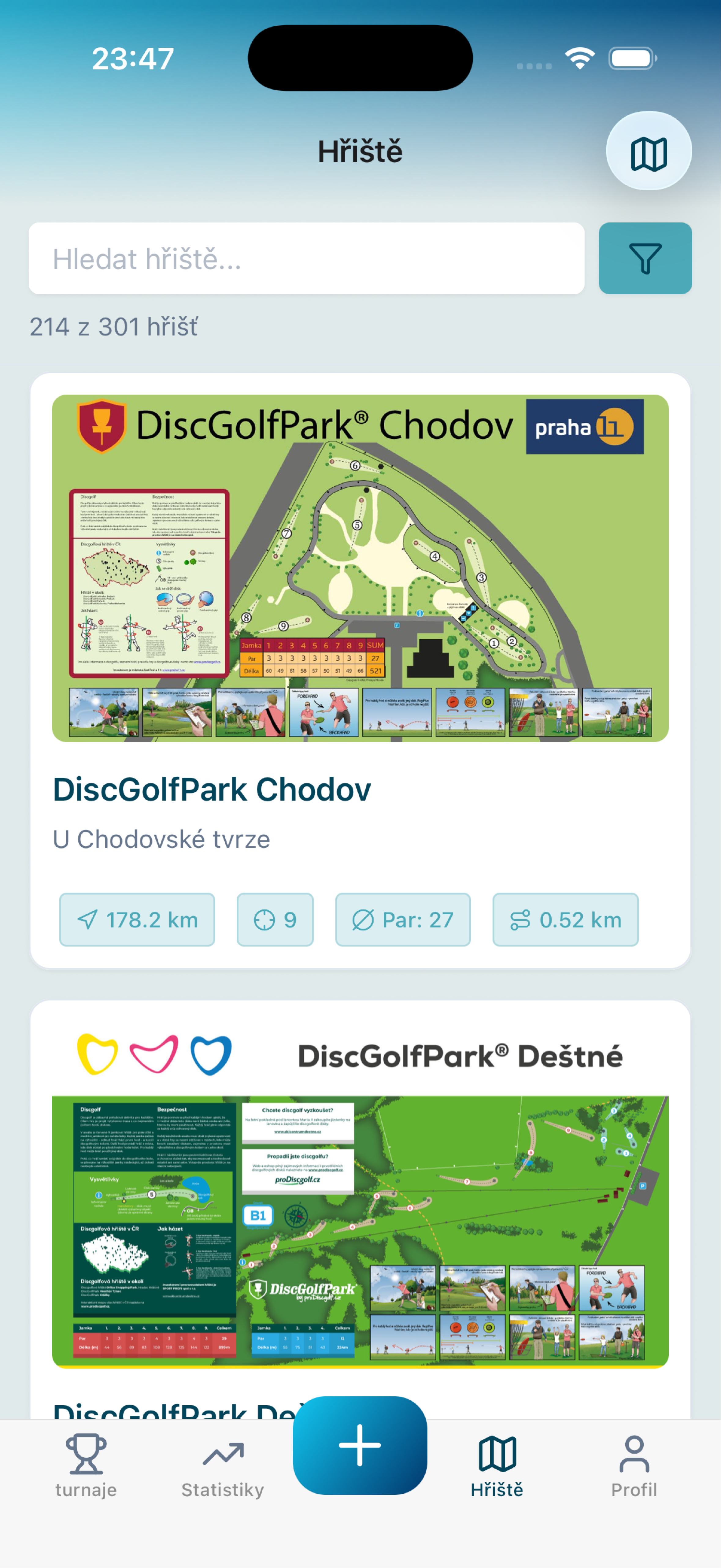 Turnaje – přehled nadcházejících turnajů